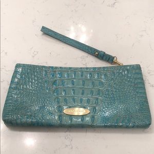 Brahmin Teal Clutch